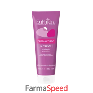 euphidra crema corpo nutriente 250 ml