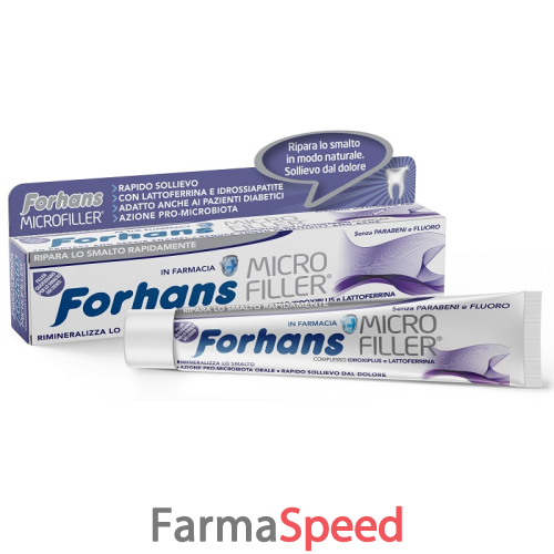 forhans dentifricio microfiller protezione smalto 75 ml