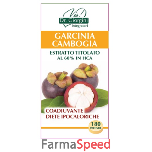 garcinia cambogia estratto titolato 180 pastiglie