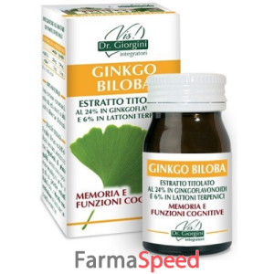 ginkgo biloba estratto titolato 60 pastiglie