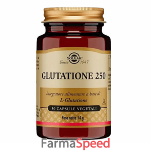 glutatione 250 solgar 30 capsule vegetali