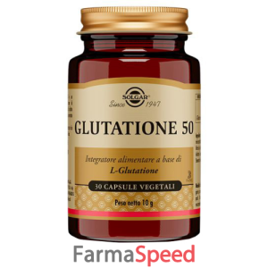 glutatione 50 solgar 30 capsule vegetali