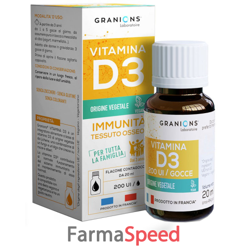 granions vitamina d3 gocce 20 ml