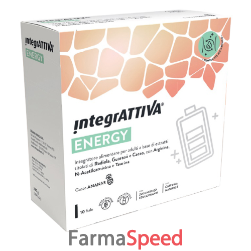 integrattiva energy 10 fiale da 25ml gusto ananas