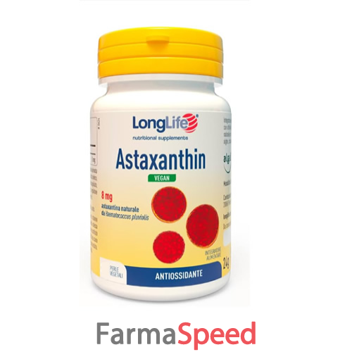 longlife astaxanthin vegan 30 perle