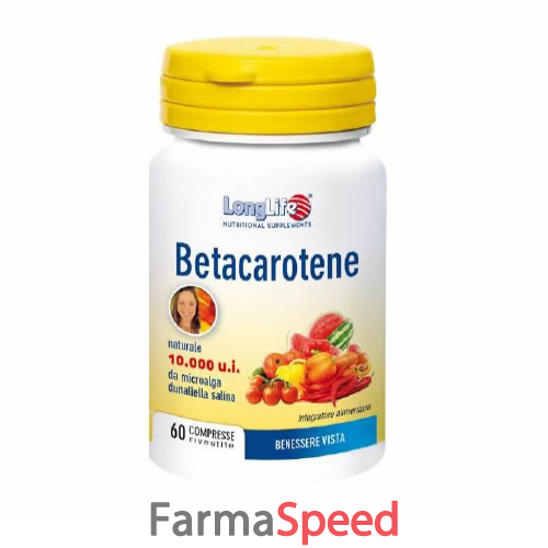 longlife betacarotene titolazione 10000 60 compresse