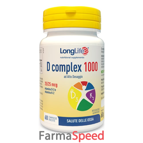 longlife d complex 1000 60 compresse