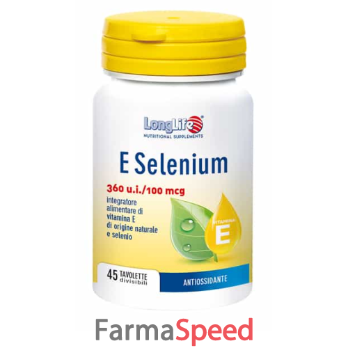 longlife e selenium 45 tavolette