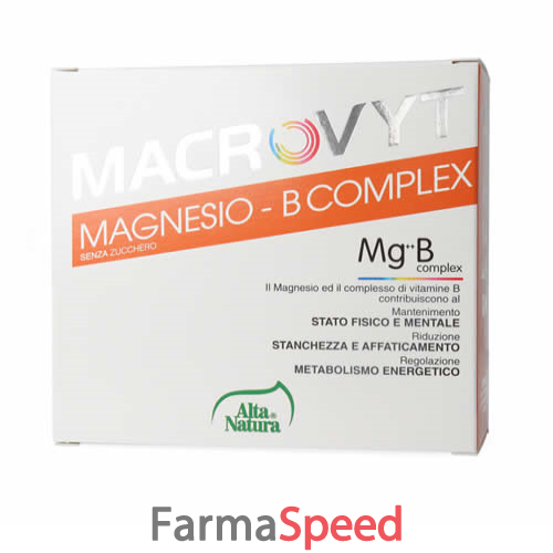 macrovyt magnesio b complex 18 bustine