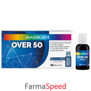 massigen over 50 10 flaconi da 25 ml