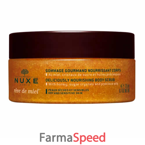 nuxe reve de miel esfoliante corpo 175 ml