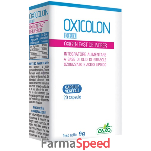 oxicolon o f d 20 capsule