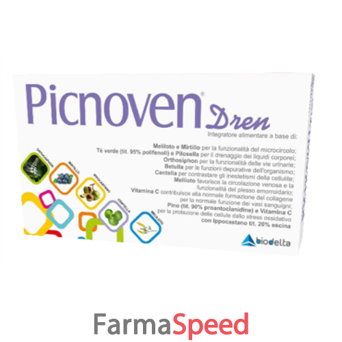 picnoven dren 100 compresse 62 g