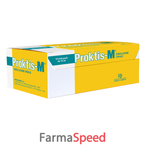 proktis-m emulsione orale 10 stick da 10 ml