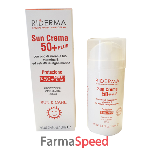 riderma sun crema 50+ plus 100 ml