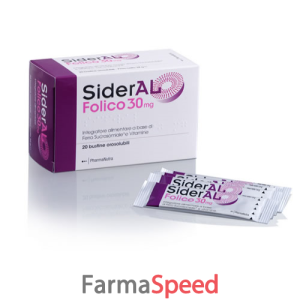 sideral folico 30 mg 20 stick