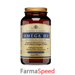 solgar advanced omega d3 120 perle softgel