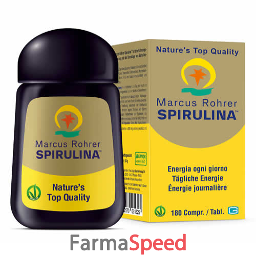 spirulina marcus rohrer 180 compresse