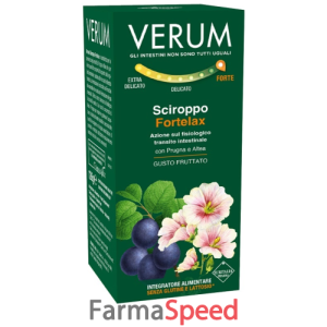 verum fortelax sciroppo fruttato 126 g new