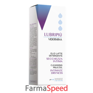 vidermina lubripiu' olio latte detergente secchezza intima 200 ml