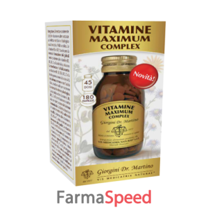 vitamine maximum complex 180 pastiglie