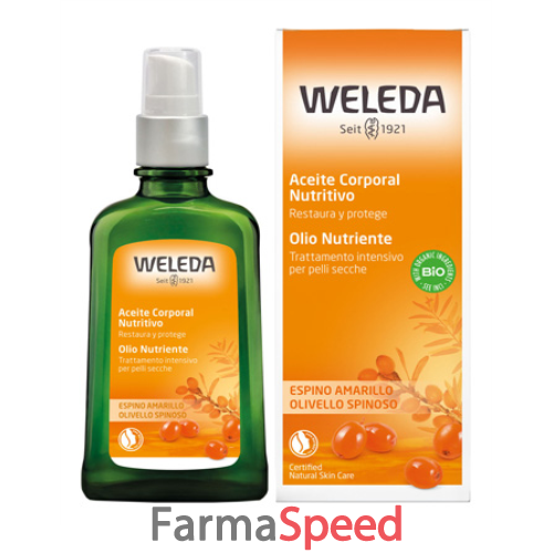 weleda olio nutriente olivello spinoso 100 ml