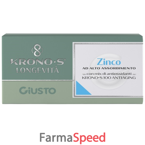 zinco kronos ad alto assorbimento 30 compresse