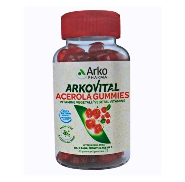 Arkovital acerola integratore di vitamina c naturale 60 gomme