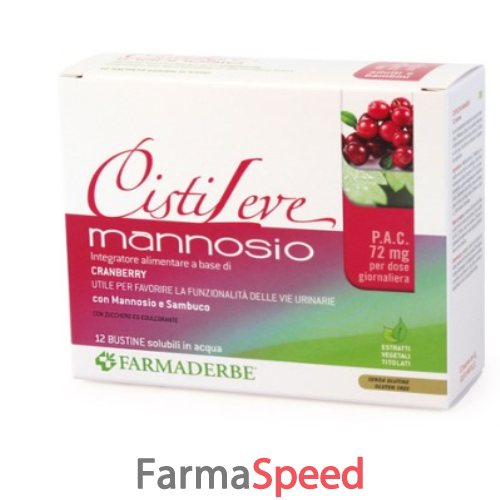 cistileve mannosio 12 bustine