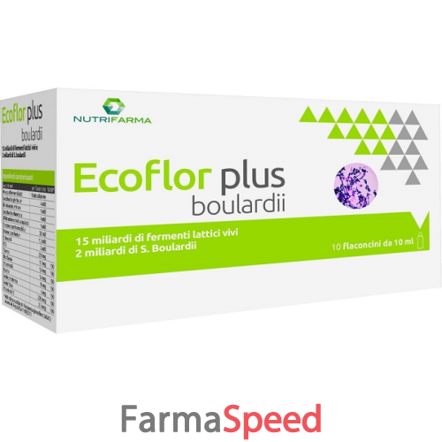 ecoflor plus boulardii 10 flaconcini