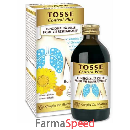 tosse control plus 200 ml liquido analcolico